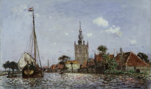 Die Kirche von Overschie von Johan Barthold Jongkind
