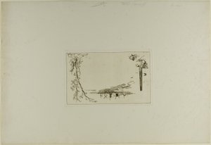 Titelseite, aus Cahier de six eaux-fortes, vues de Hollande