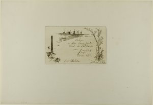 Titelseite, aus Cahier de six eaux-fortes, vues de Hollande
