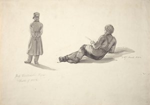 Caspar David Friedrich; Angler von Johan Christian Dahl