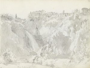 Wasserfall, Tivoli von Johan Christian Dahl