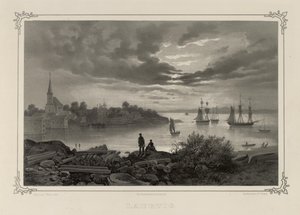 Illustration aus dem Buch Norge fremstillet i Tegninger von P.Chr. Asbjørnsen, veröffentlicht von Chr. Tønsberg (Norwegen, 1848)
