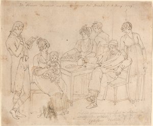 Die Familie Nauwerk von Johan Christian Dahl