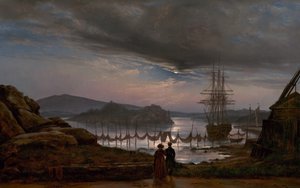 Blick von Vaekero bei Christiania, 1827