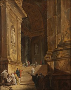 Eine Tempeltreppe, ca. 1783
