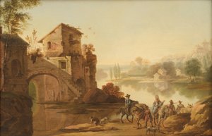 Landschaft im italienischen Stil