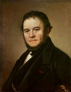 Porträt von Henri Beyle genannt Stendhal (1783 - 1842), französischer Schriftsteller