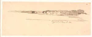 Hintergrund bei Esrom See von Johan Thomas Lundbye