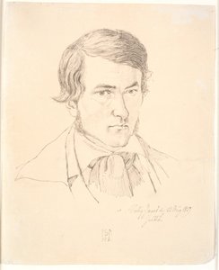 Selbstporträt von Johan Thomas Lundbye