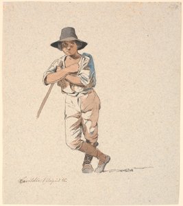 Stehender Hirtenjunge