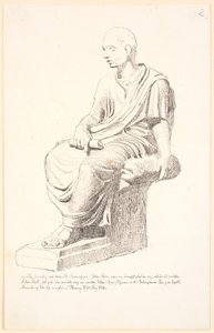 Studie nach einer Figur eines sitzenden Mannes