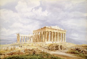 Das Parthenon, Athen von Johan Wolfensberger
