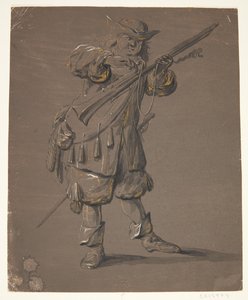 Soldat mit Gewehr von Johan le Ducq