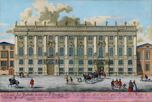 Das Winterpalais des Prinzen Eugen von Savoyen in der Himmelpfortgasse von Johann Adam Delsenbach