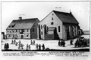 Neue und alte jüdische Schulen, Nürnberg, 1705