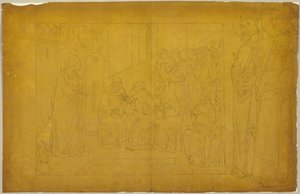 Aus: Sammlung von Umrissen und Durchzeichnungen, Band 5, Blatt 61 von Johann Anton Ramboux