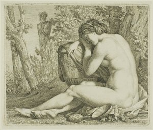 Ruhende Bacchantin von Johann August Nahl II