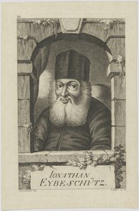 Porträt von Jonathan ben Nathan Eybeschütz 1690-1764, 1772