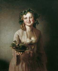 Lexi mit den Trauben