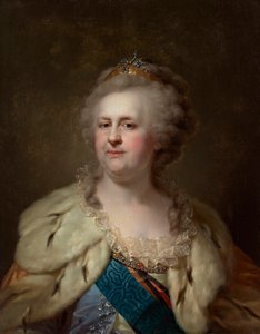 Porträt der Kaiserin Katharina II 1729-1796, 1790er von Johann Baptist von Lampi the Elder