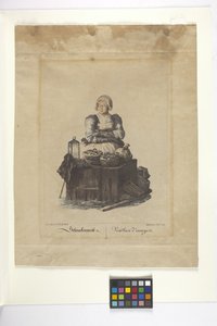 Schneckenweib oder Vendeuse Des Escargots (Schneckenverkäuferin) von Johann Christian (after) Brand
