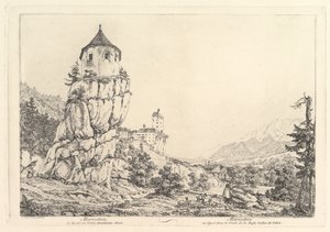 Landschaft, Mariastein in Tirol von Johann Christian Erhard