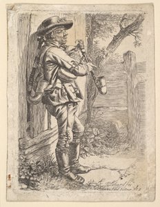 Der Dudelsackspieler, 1817 von Johann Christian Erhard