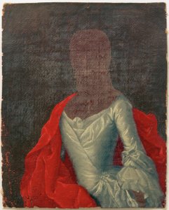 Kostümstudie einer Dame von Johann Christian Fiedler