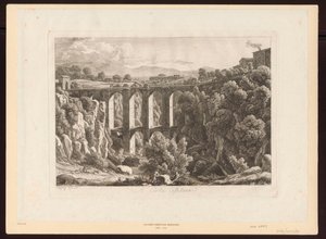 Aquädukte - In Civita Castellana von Johann Christian Reinhart