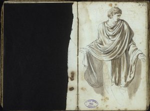 Mann in antiker Gewandung von Johann Christian Reinhart