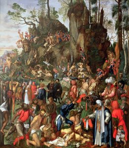 Martyrium der Zehntausend, Kopie eines Gemäldes von Albrecht Dürer von Johann Christian Ruprecht