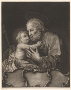 Josef mit dem Christuskind von Johann Elias Ridinger