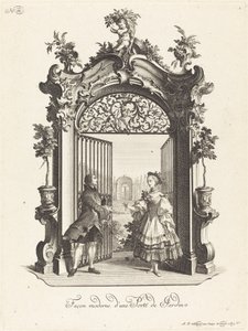 Moderne Gartenpforte von Johann Esaias Nilson
