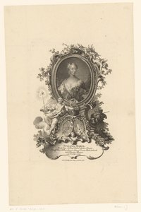 Porträt Juliana Maria von Sleeswijk Hollsteyn von Johann Esaias Nilson