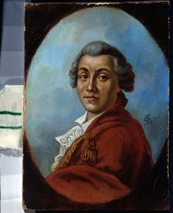 Porträt des Dichters Alexander Sumarokow (1717-1777). Gemälde von Johann Friedrich August Tischbein (1750-1812)