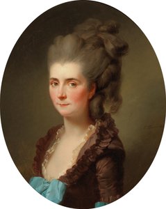 Porträt der Marquise de Chambray, geb. Vernier de Joyencourt, 1776 von Johann Friedrich August Tischbein