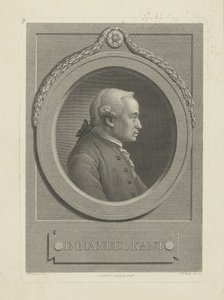 Porträt von Immanuel Kant 1724-1804