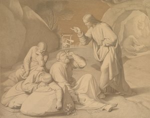 Christus im Garten Gethsemane, 1848 von Johann Friedrich Overbeck