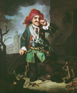 Porträt von Clemens Perkeo, Narr am Hof von Heidelberg