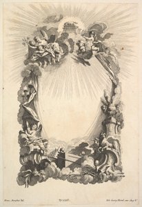 Die Bundeslade, aus dem Buch der Kartuschen, Mitte des 18. Jahrhunderts