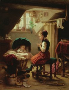 Die Kleinen versorgen von Johann Georg Meyer von Bremen