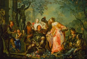 Die Freuden der Jahreszeiten: Herbst von Johann Georg Platzer