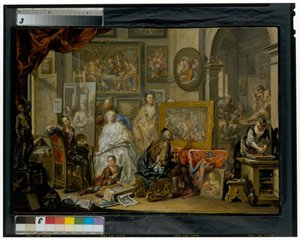 Das Atelier des Künstlers