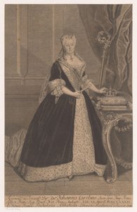 Porträt von Johanna Charlotte von Anhalt-Dessau
