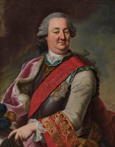 Porträt von Karl August, Prinz von Waldeck und Pyrmont (1704-1763) von Johann Georg Ziesenis