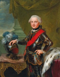 Porträt von Karl II. August 1746-1795, Herzog von Zweibrücken, ca. 1757 von Johann Georg Ziesenis the Younger