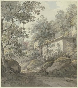 Architekturstudie von Johann Georg von Dillis