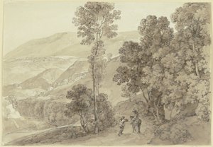Gegend bei Subiaco von Johann Georg von Dillis