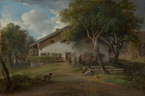 Das Geburtshaus des Künstlers in Gmain von Johann Georg von Dillis