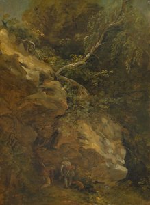 Forstmeister Dillis am Dachsbau von Johann Georg von Dillis